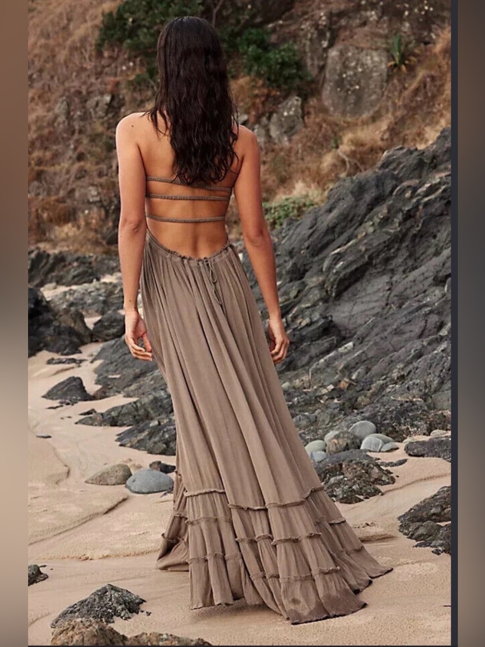 Free People Extratropical Maxi Dress baby Pink